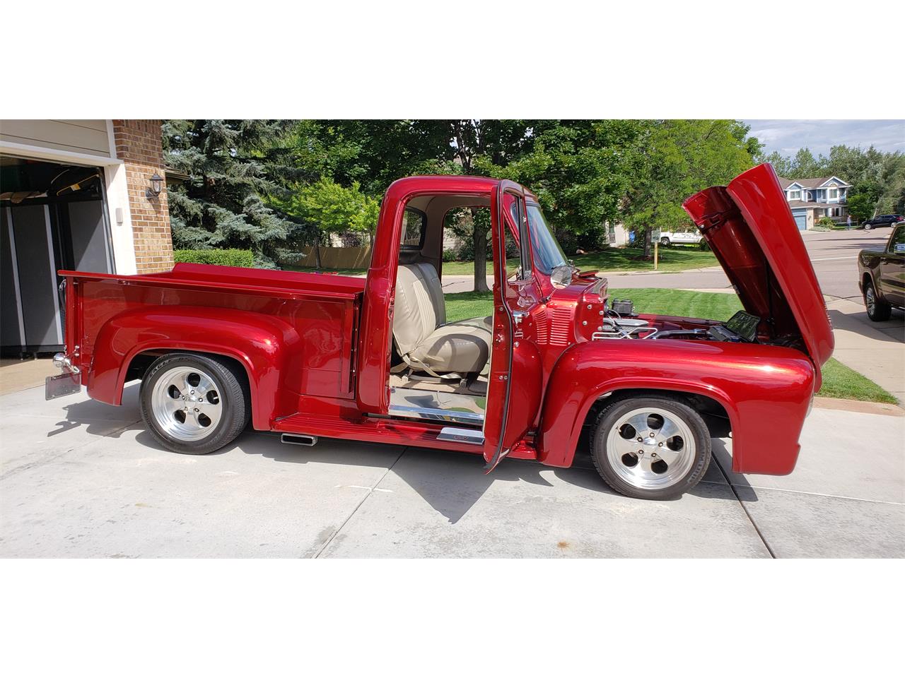 1953 Ford F100 Pickup Candy Apple Red 11.jpg