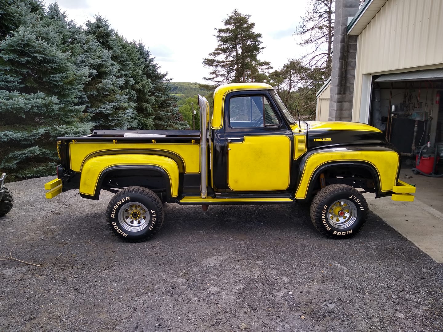 1955 Ford Pickup Truck On a 72 F250 Frame  2.jpg