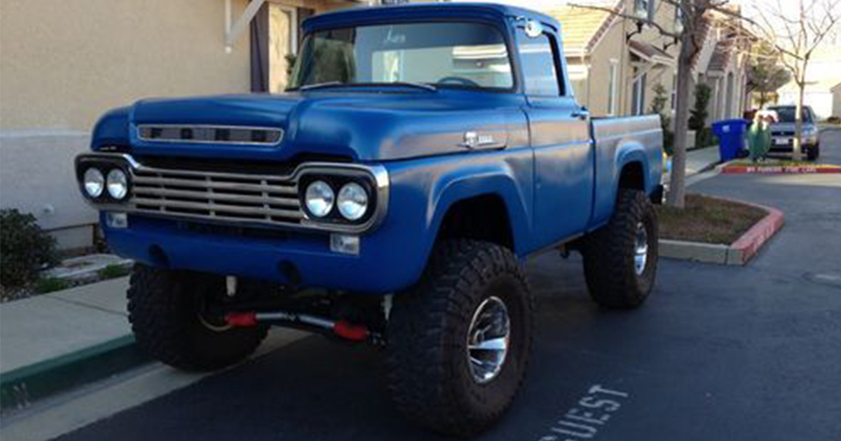 1959 Ford F100 4x4 5.8 Efi V8 Custom FordDaily.net