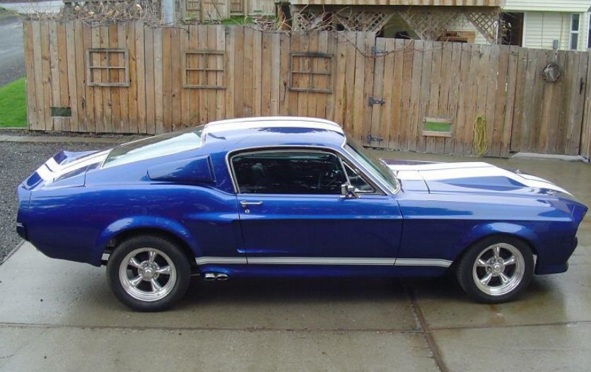 1967 Ford Mustang Fastback Blue With Stripes | Ford Daily Trucks