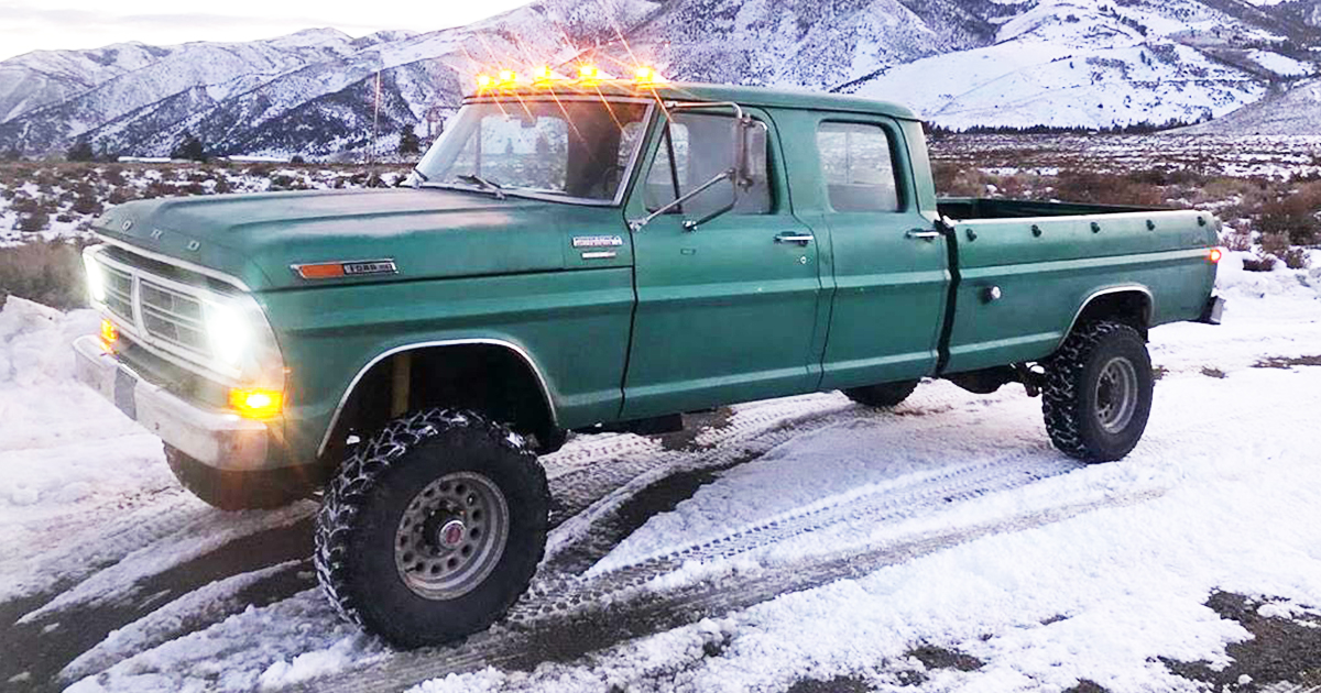 1972 Ford Crew Cab Sitting On A 95 F350 Frame 7.3 Powerstroke 1.jpg