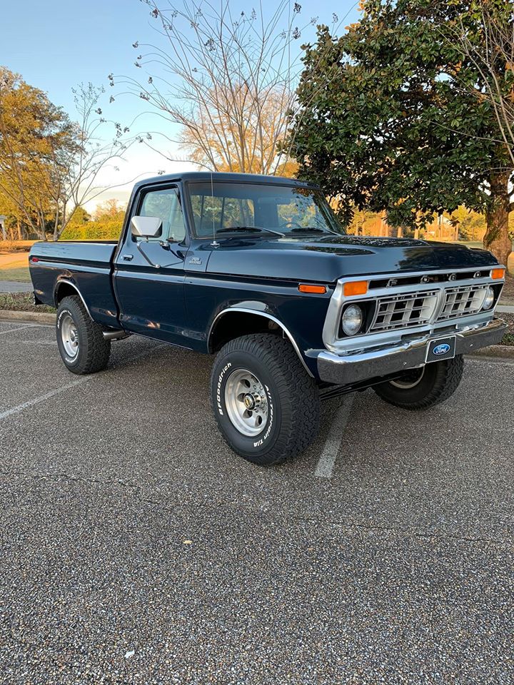 1977 Ford F-150 With Factory 351 Shiny Dark Blue www.FordDaily.net Ford Trucks Forums 3.jpg