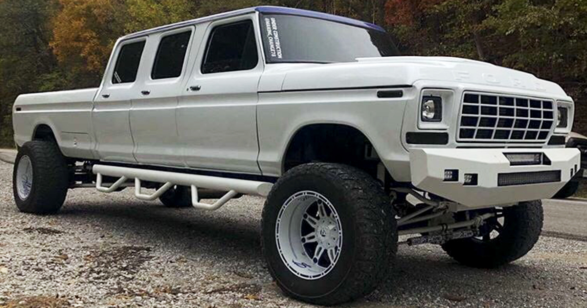 1978 Ford F250 Custom Stretched Crew Cab 6 Doors | Ford Daily Trucks