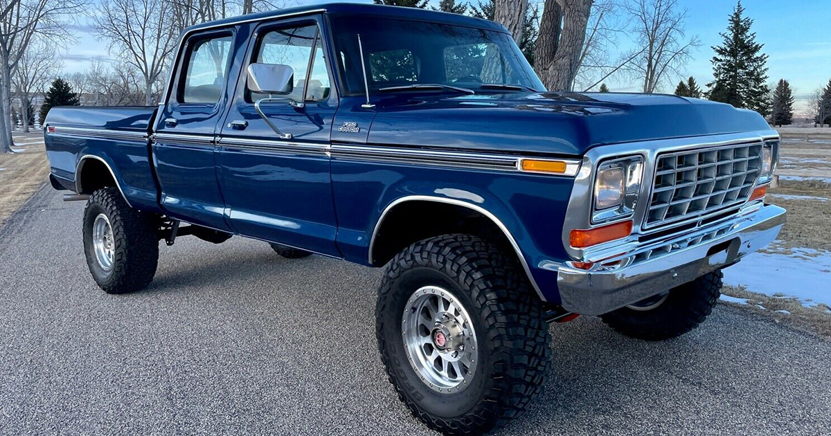 1979 Ford F250 Crewcab Factory 4x4 Completely Restored