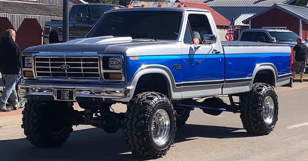 1986 Ford F250 49l With A 4 Speed 4x4 Ford Daily Trucks