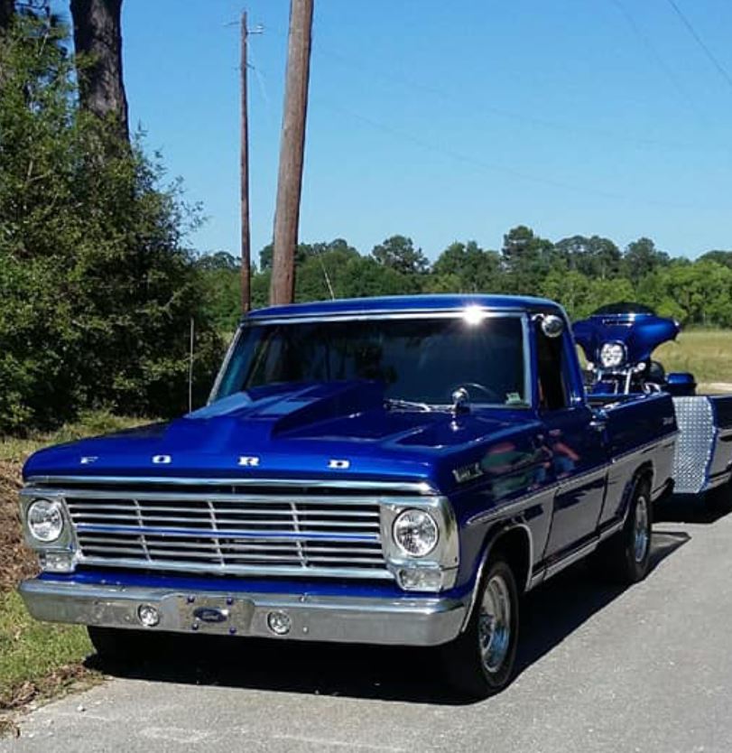 1967 ford on sale f100 hood