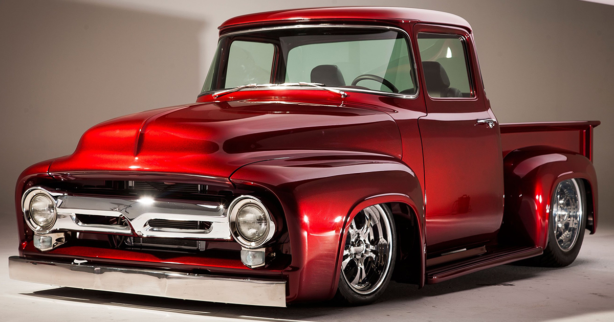 1956 Ford F100 Supercharged 5.0 Coyote Aluminator | Ford Daily Trucks