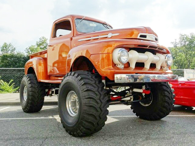 old ford trucks lifted