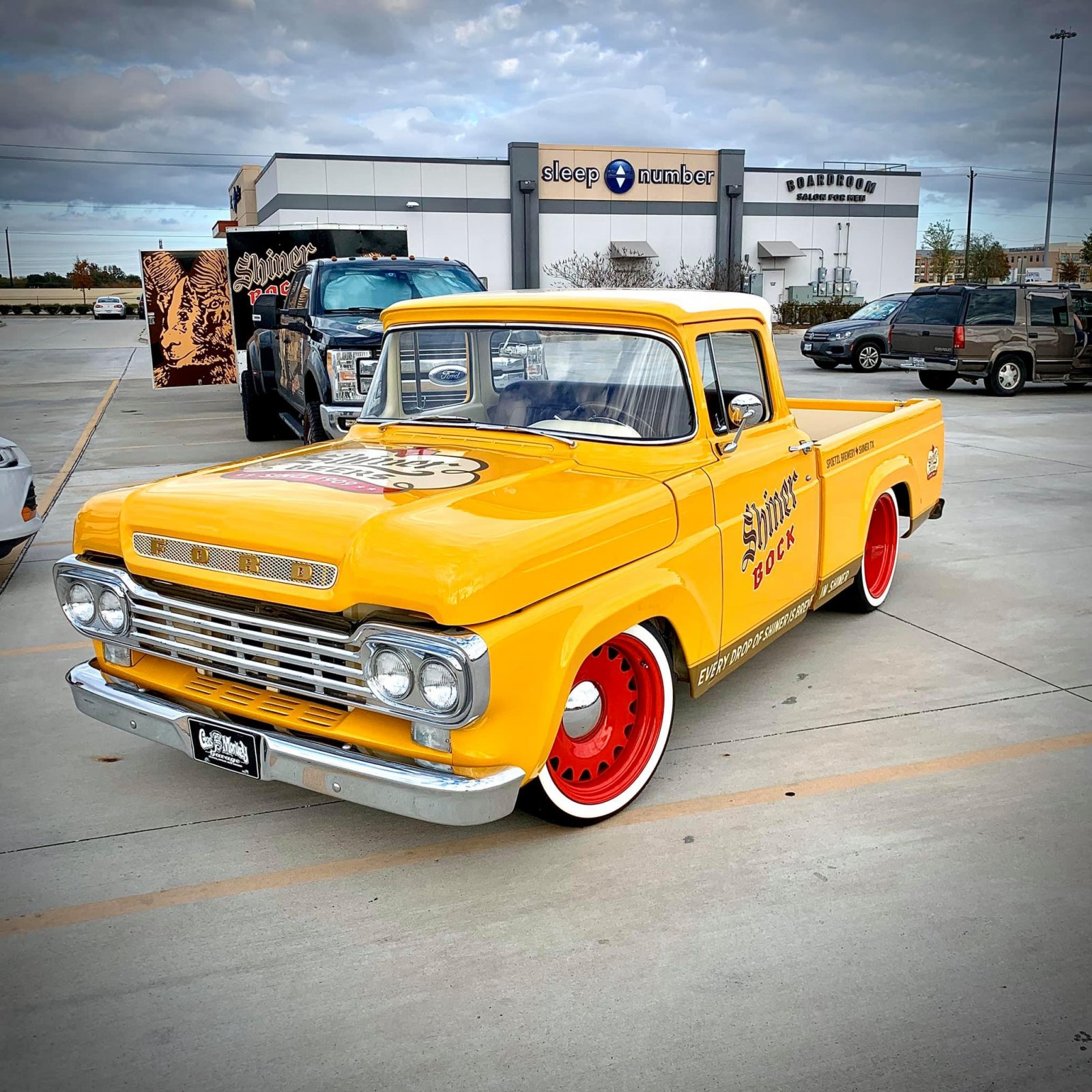 Ford Truck F100 Color Yellow Year 1959 - Ford Daily Trucks