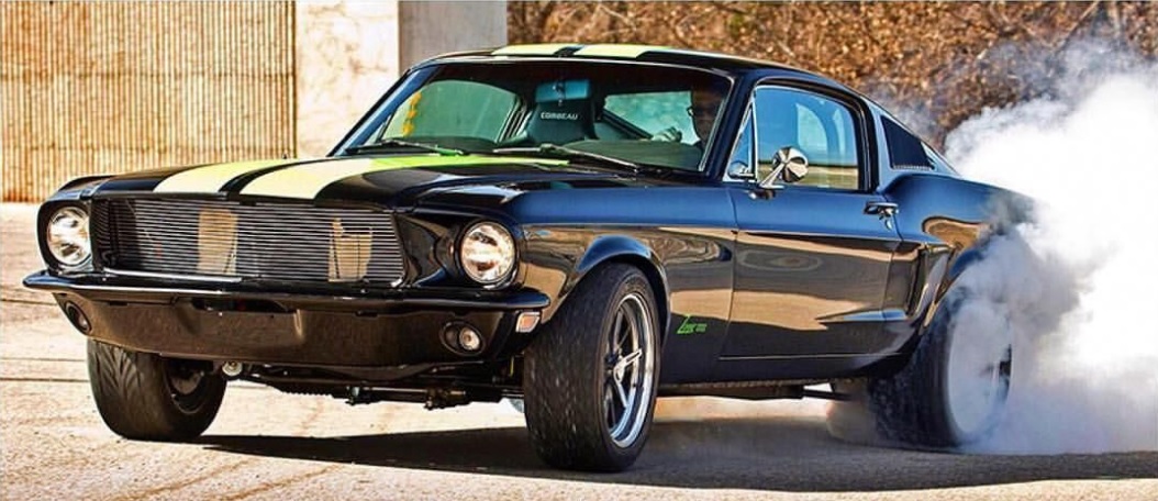 All-Electric 1968 Mustang Fastback Super Muscle Car With 1000HP 2.jpg