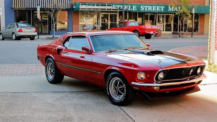 Candy Apple Red 1969 Ford Mustang Mach 1 Fastback 5.jpg