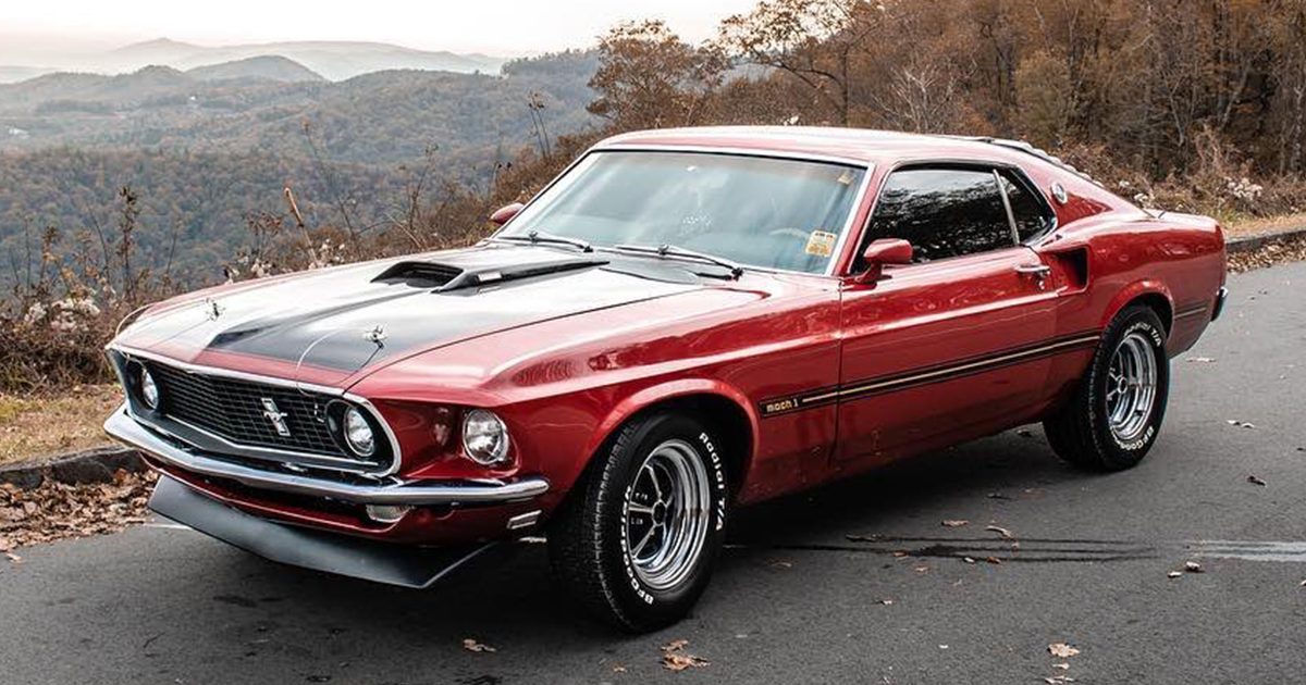 Candy Apple Red 1969 Mustang Mach 1 Fastback | Ford Daily Trucks