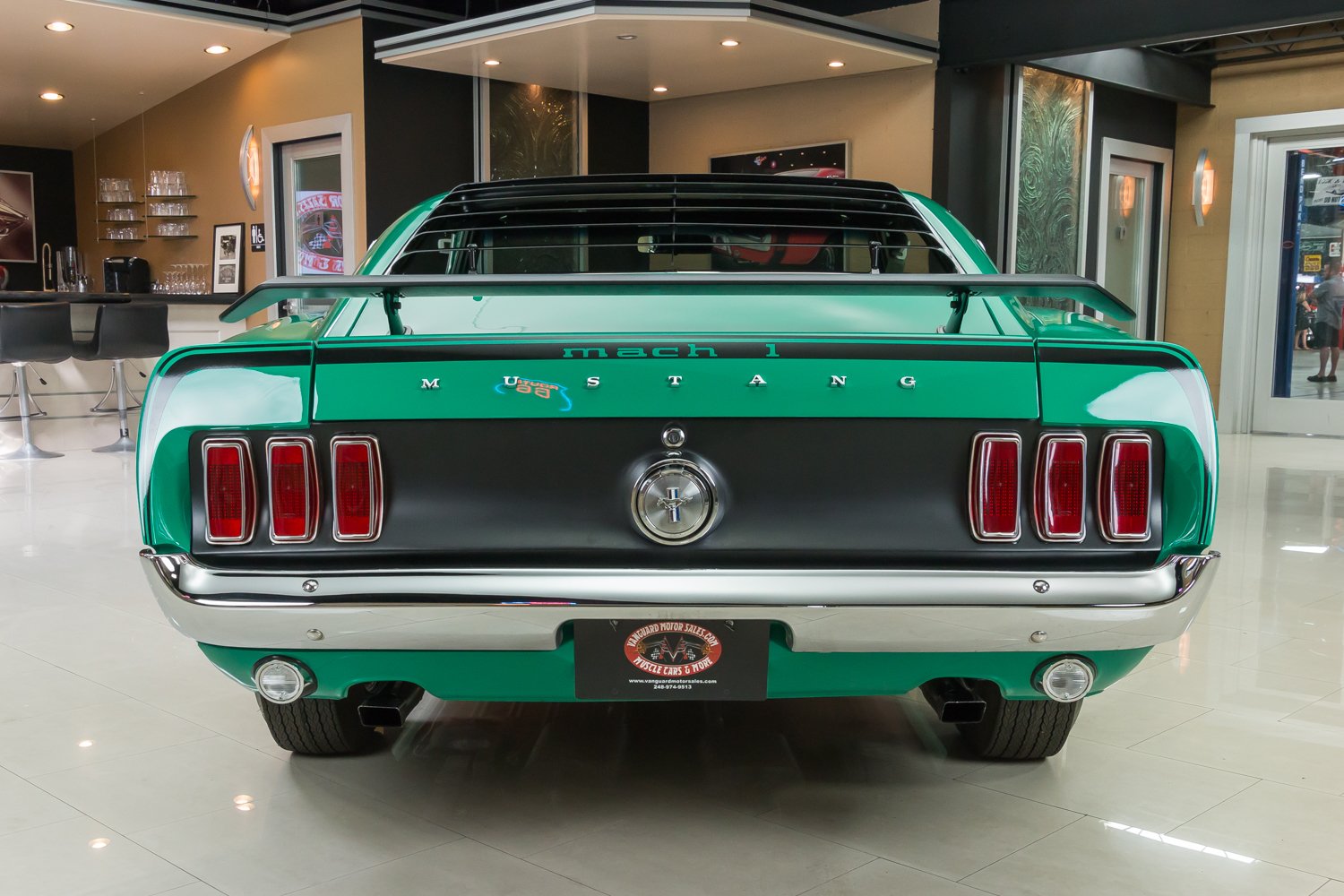 Gorgeous 69 Ford Mustang Mach 1 Grabber Green 2.jpg