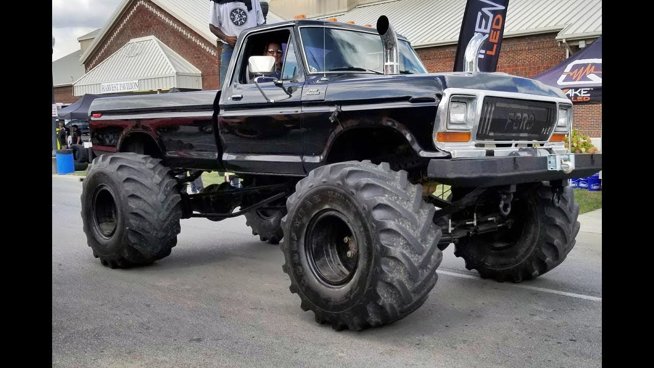 Massive Ford Monster Truck Powered Ford Daily Trucks