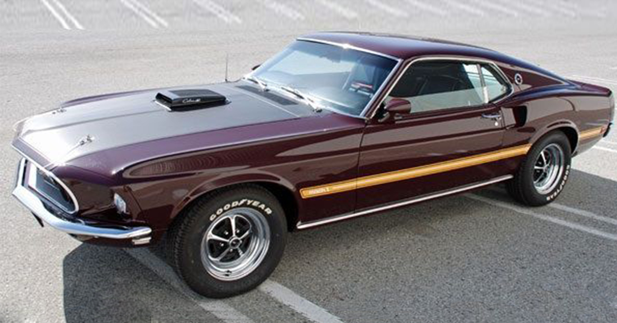 ROYAL MAROON 1969 MUSTANG MACH 1 COBRA JET V8 Q-CODE.jpg