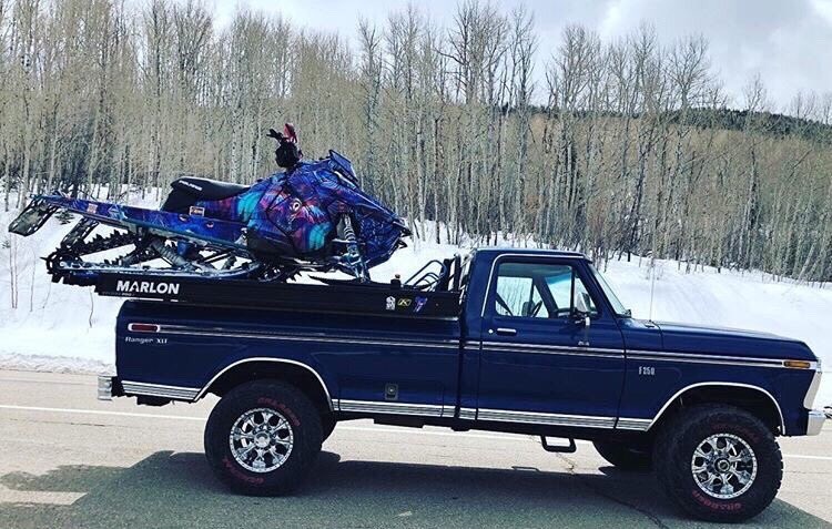 Sleds On The Ford 1976 F-250 Ranger XLT 4x4 0.jpg