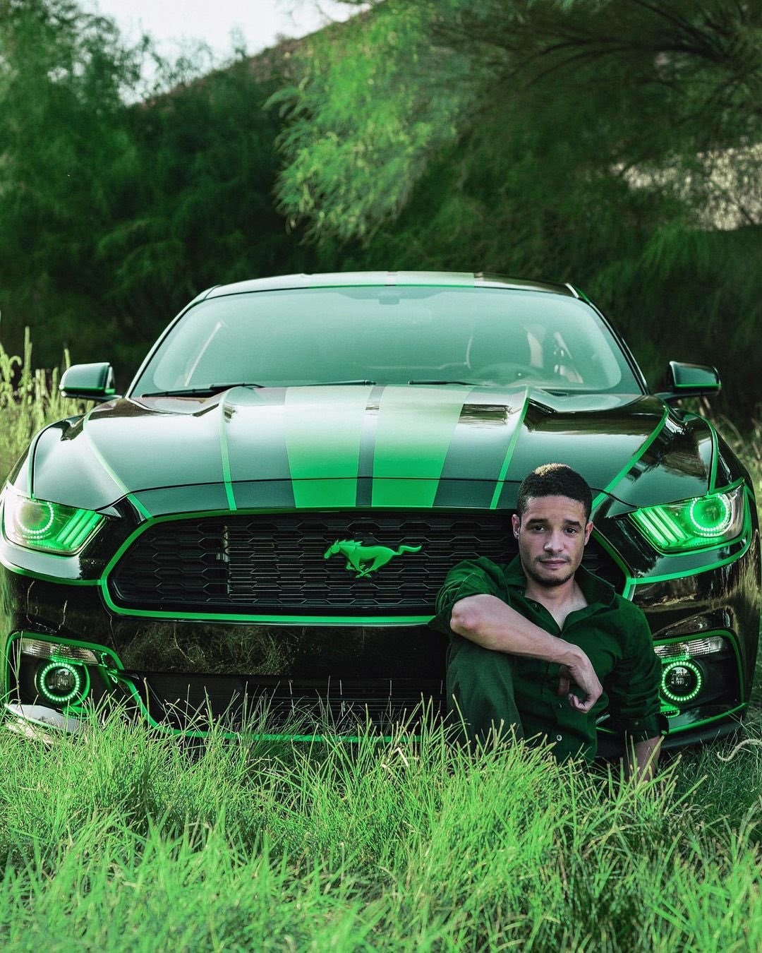 TRON Inspired Ford Mustang Story About Owner Josh Rivers  10.jpg