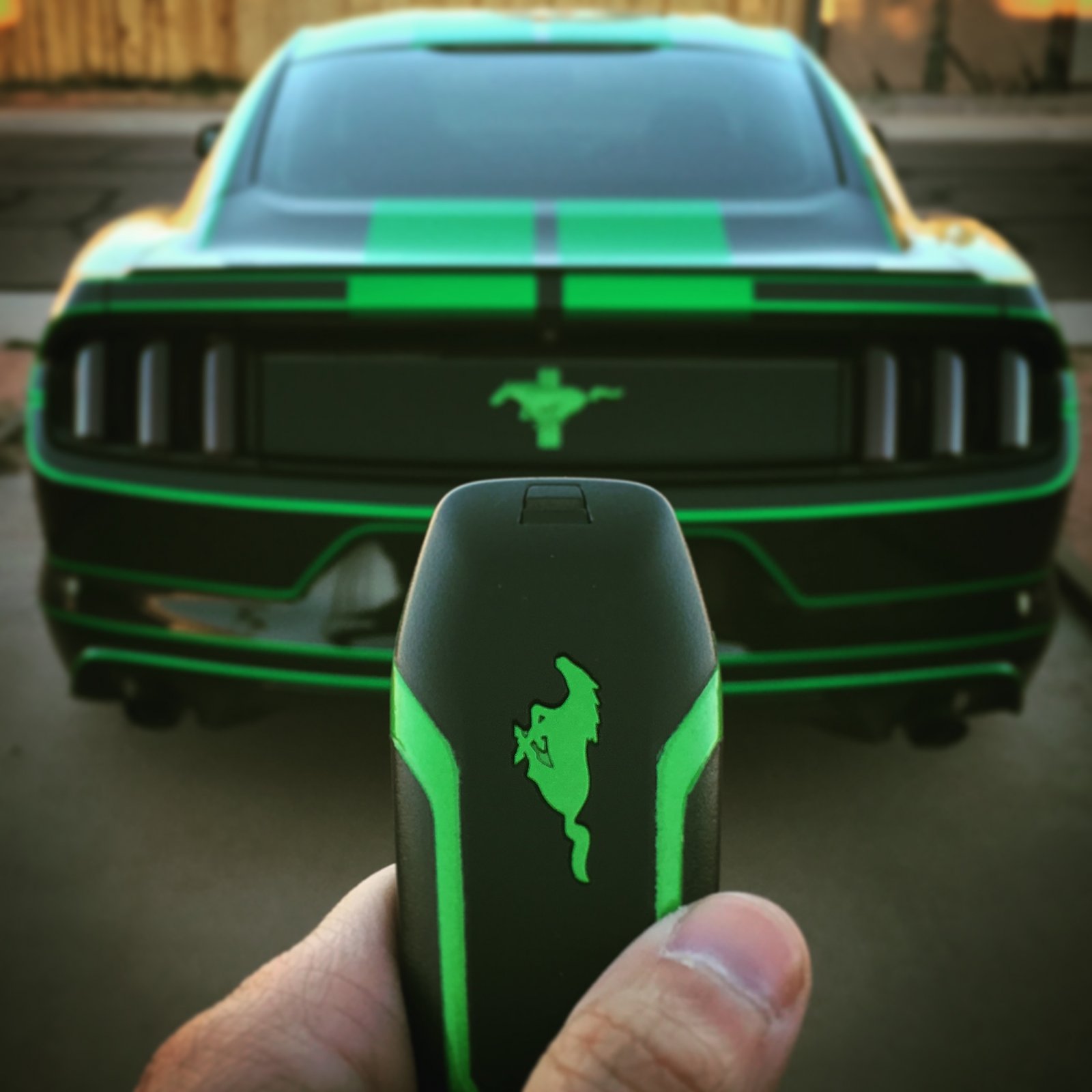 TRON Inspired Ford Mustang Story About Owner Josh Rivers  4.JPG