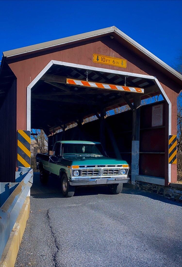 Two Tone Jade 1977 Ford F250 Camper Special With a 460 www.FordDaily.net 3.jpg