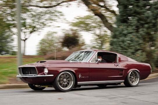 Vintage Burgundy 1967 Ford Mustang Fastback 347 Stroker www.FordDaily.net 2