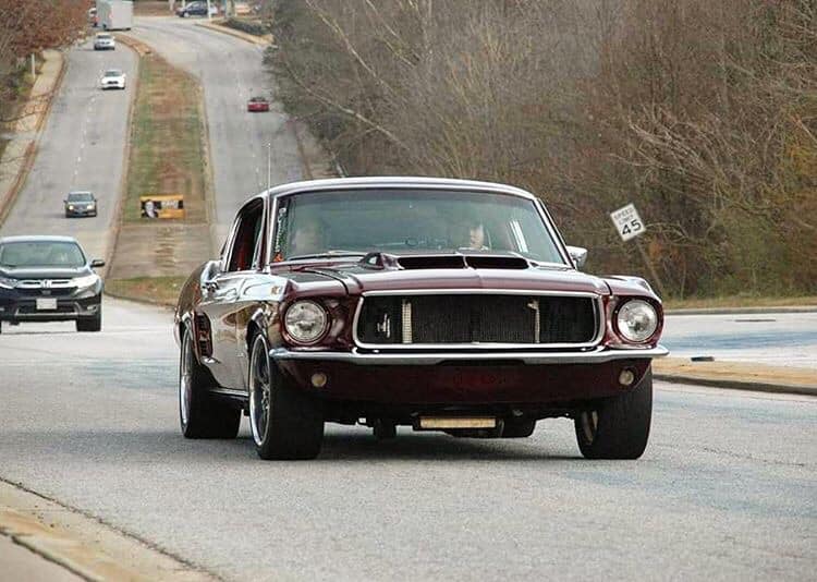 Vintage Burgundy 1967 Ford Mustang Fastback 347 Stroker www.FordDaily.net 3.jpg