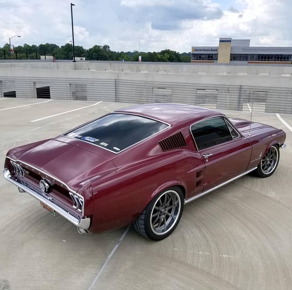 Vintage Burgundy 1967 Ford Mustang Fastback 347 Stroker www.FordDaily.net 7