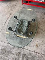 Table Built Out of Ford Blown Engine 2.jpg