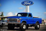 Blue 1979 Ford F-150 4x4 On Super Swampers 2.jpg