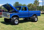 Blue 1979 Ford F-150 4x4 On Super Swampers 9.jpg