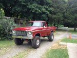 Red Candy Metallic 1979 Ford Truck Short Bed With a 429 5.jpg