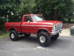 Red Candy Metallic 1979 Ford Truck Short Bed With a 429 7.jpg